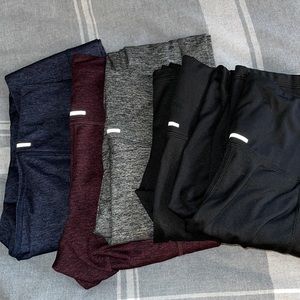 5 pairs of Aerie Chill pocket leggings